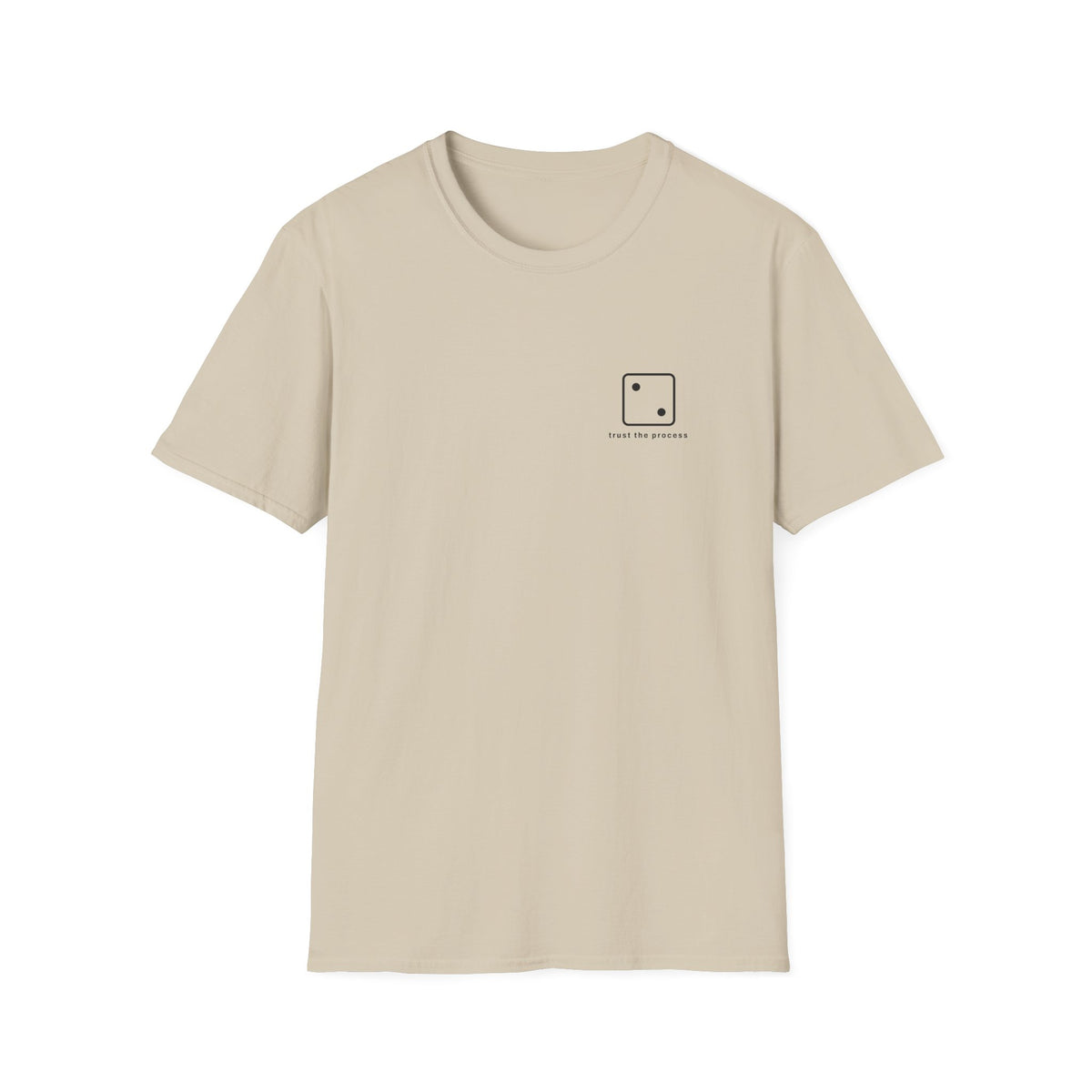 Chasing Even — Trust the Process Left-Chest T-Shirt