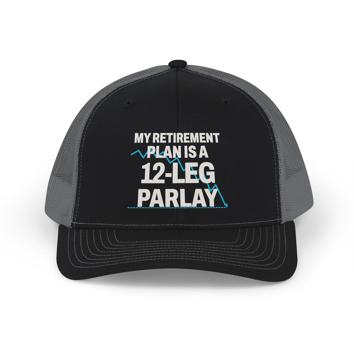 Chasing Even — 12-Leg Parlay Structured Trucker Hat