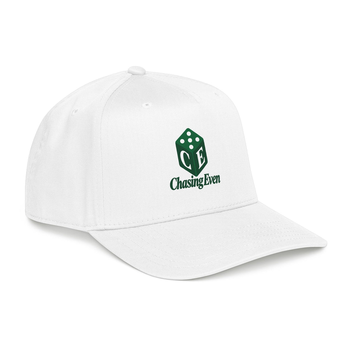 Chasing Even — Casino Green Logo Baseball Snapback
