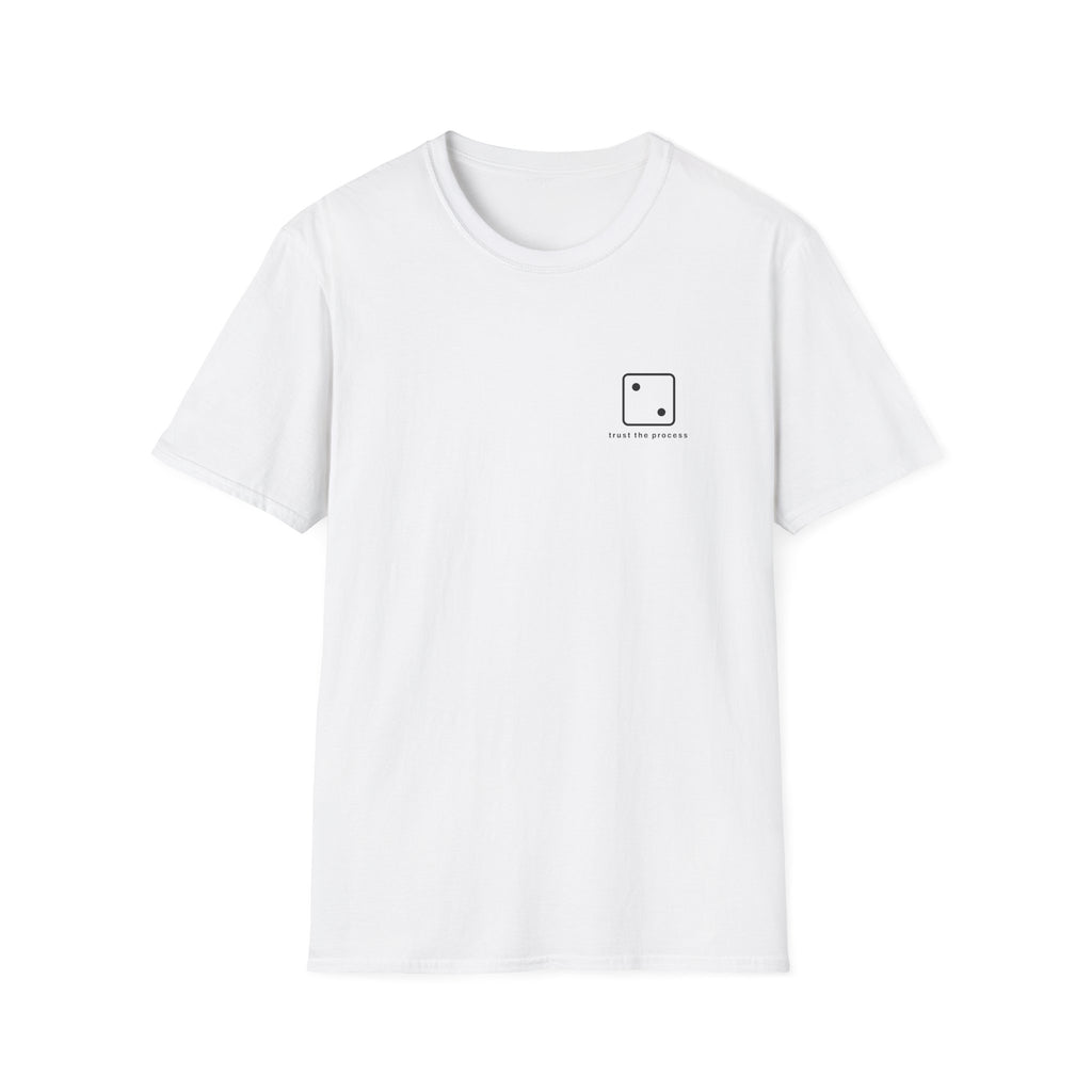 Chasing Even — Trust the Process Left-Chest T-Shirt