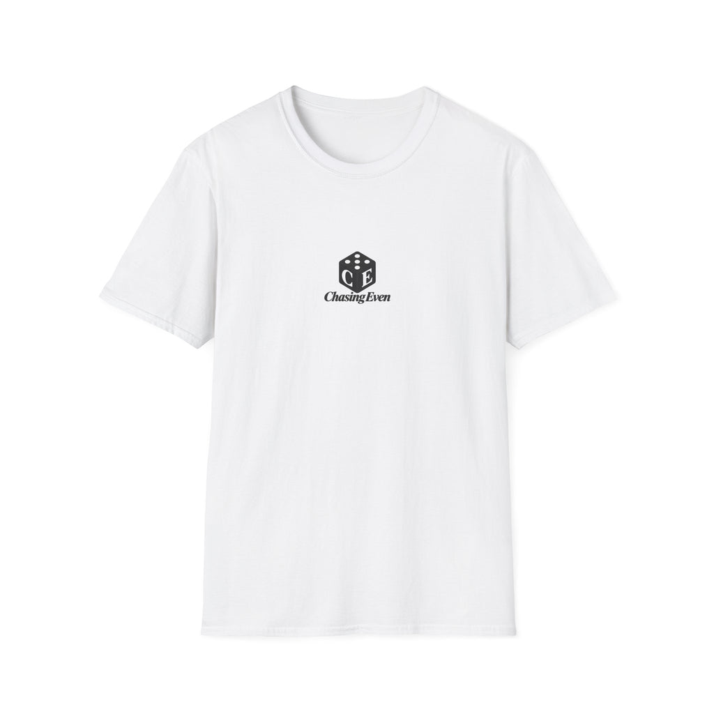 Chasing Even — Black Casino Logo T-Shirt