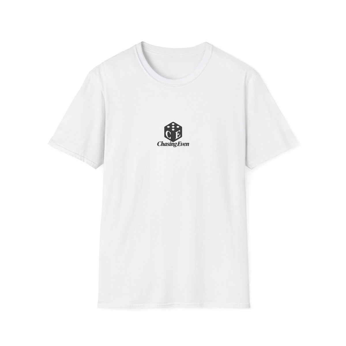 Chasing Even — Black Casino Logo T-Shirt