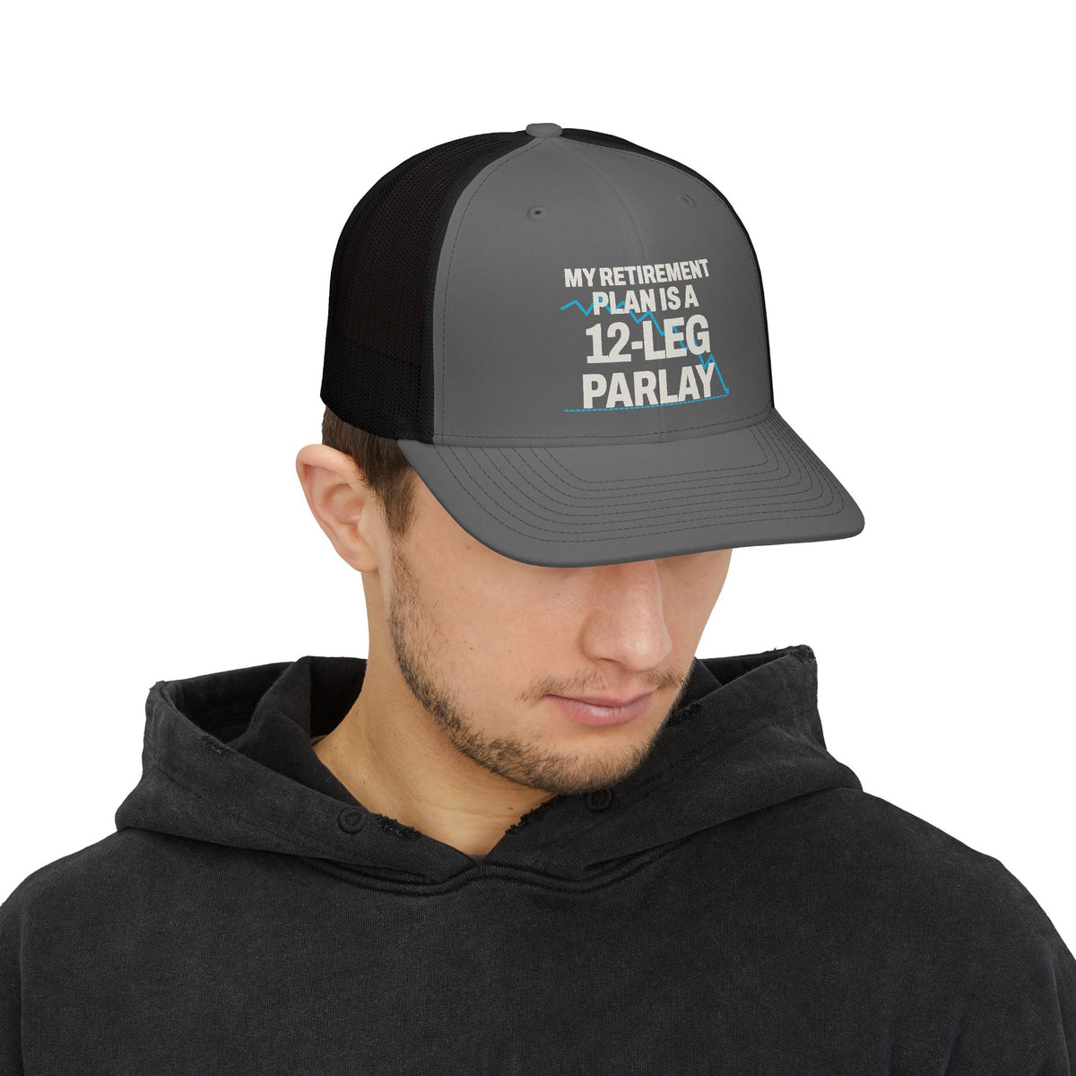 Chasing Even — 12-Leg Parlay Structured Trucker Hat
