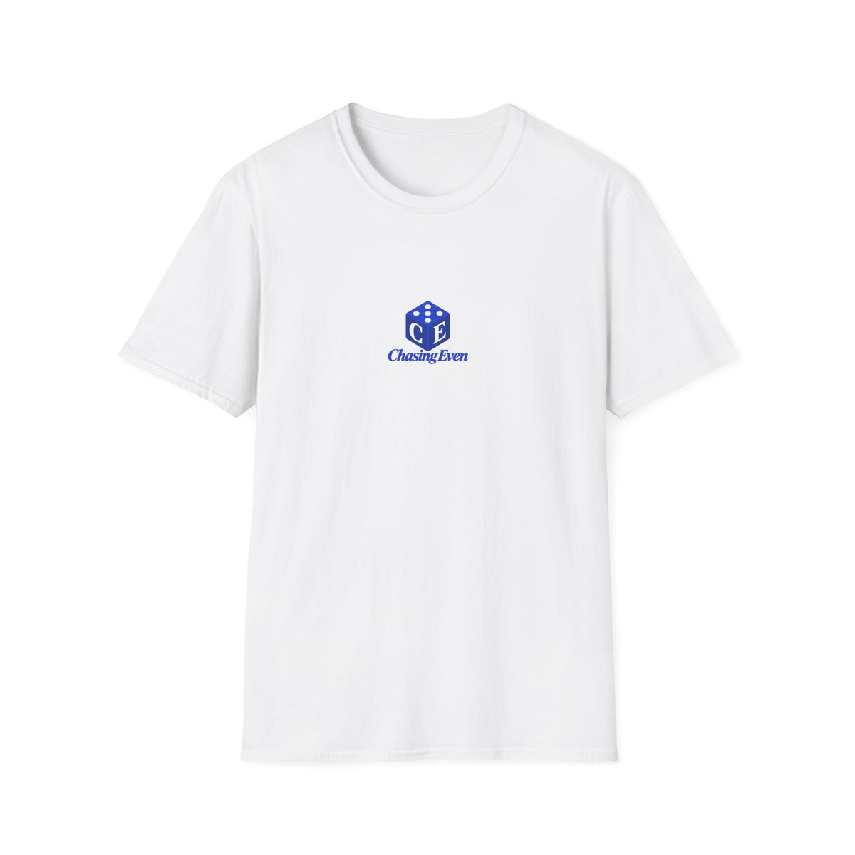 Chasing Even — Royal Blue Casino Logo T-Shirt