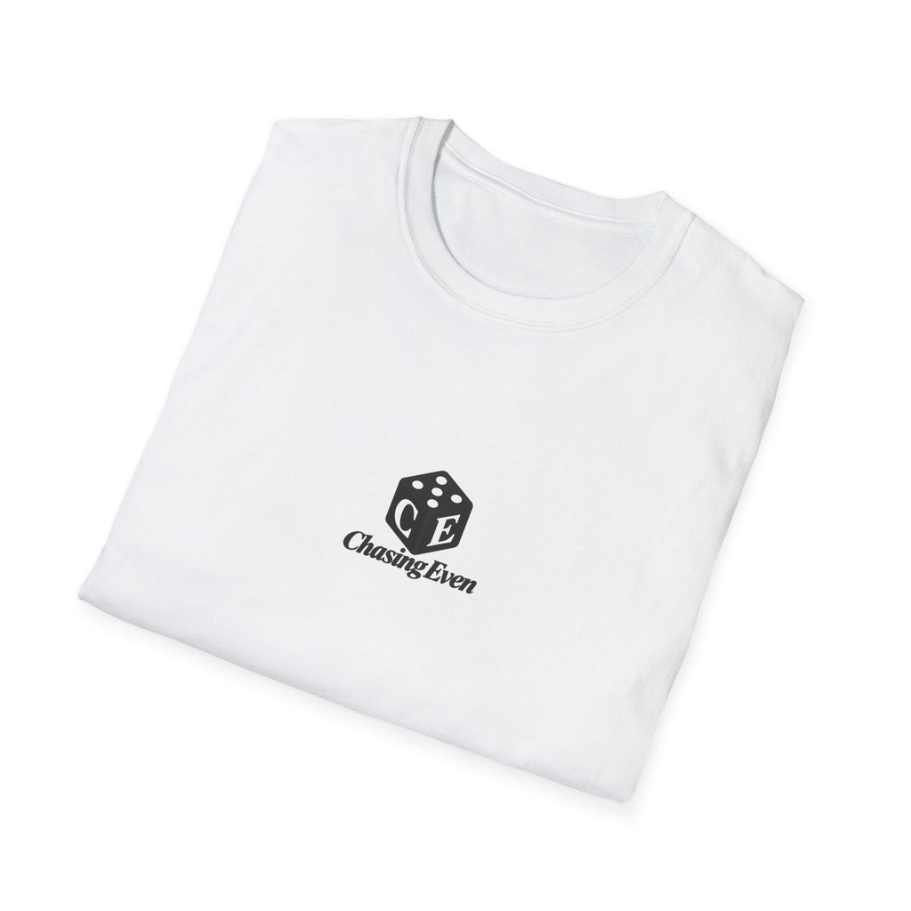 Chasing Even — Black Casino Logo T-Shirt