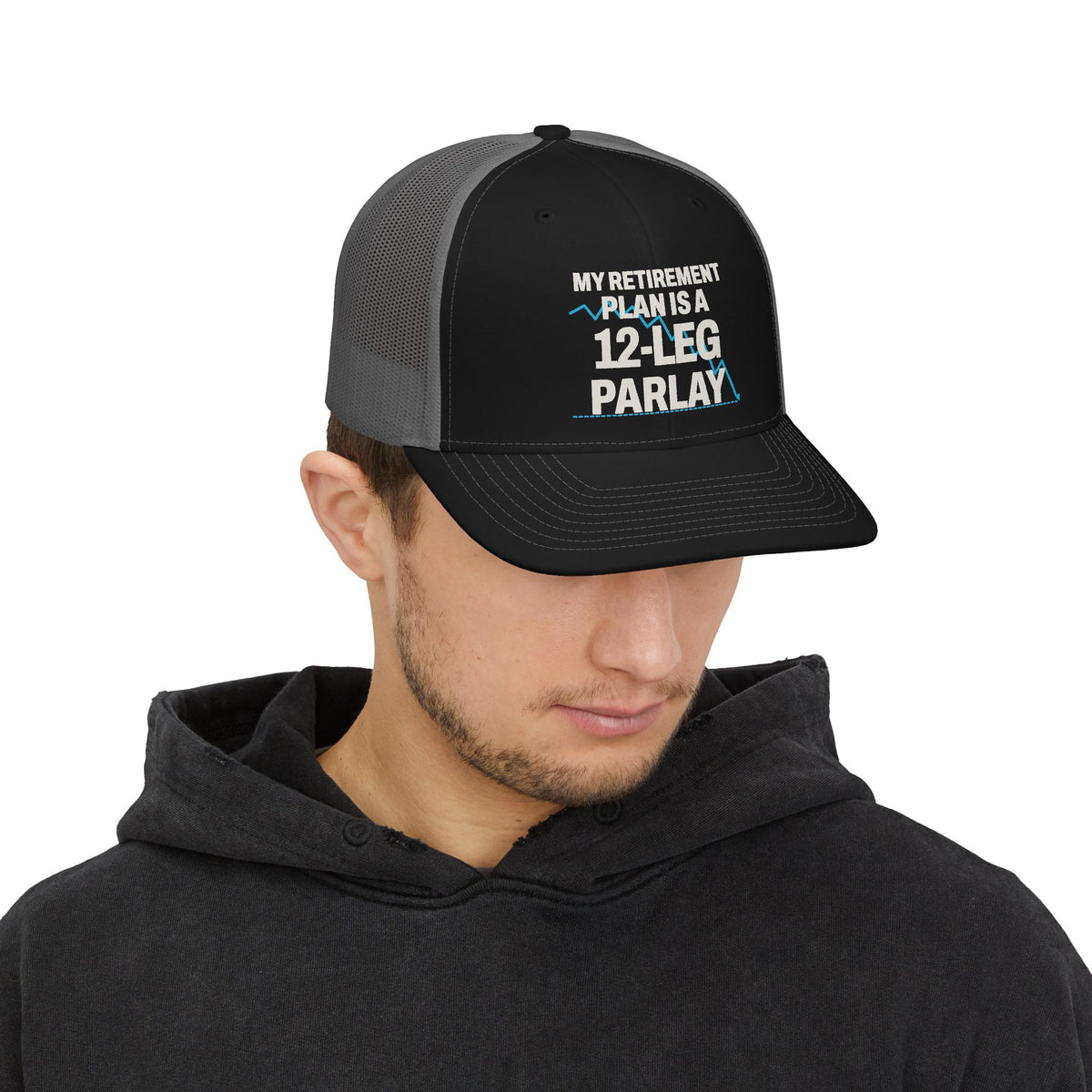 Chasing Even — 12-Leg Parlay Structured Trucker Hat