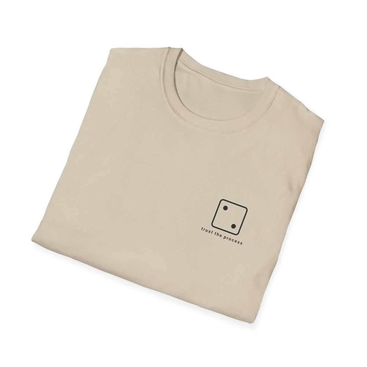 Chasing Even — Trust the Process Left-Chest T-Shirt