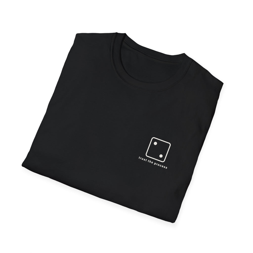 Chasing Even — Trust the Process Left-Chest T-Shirt