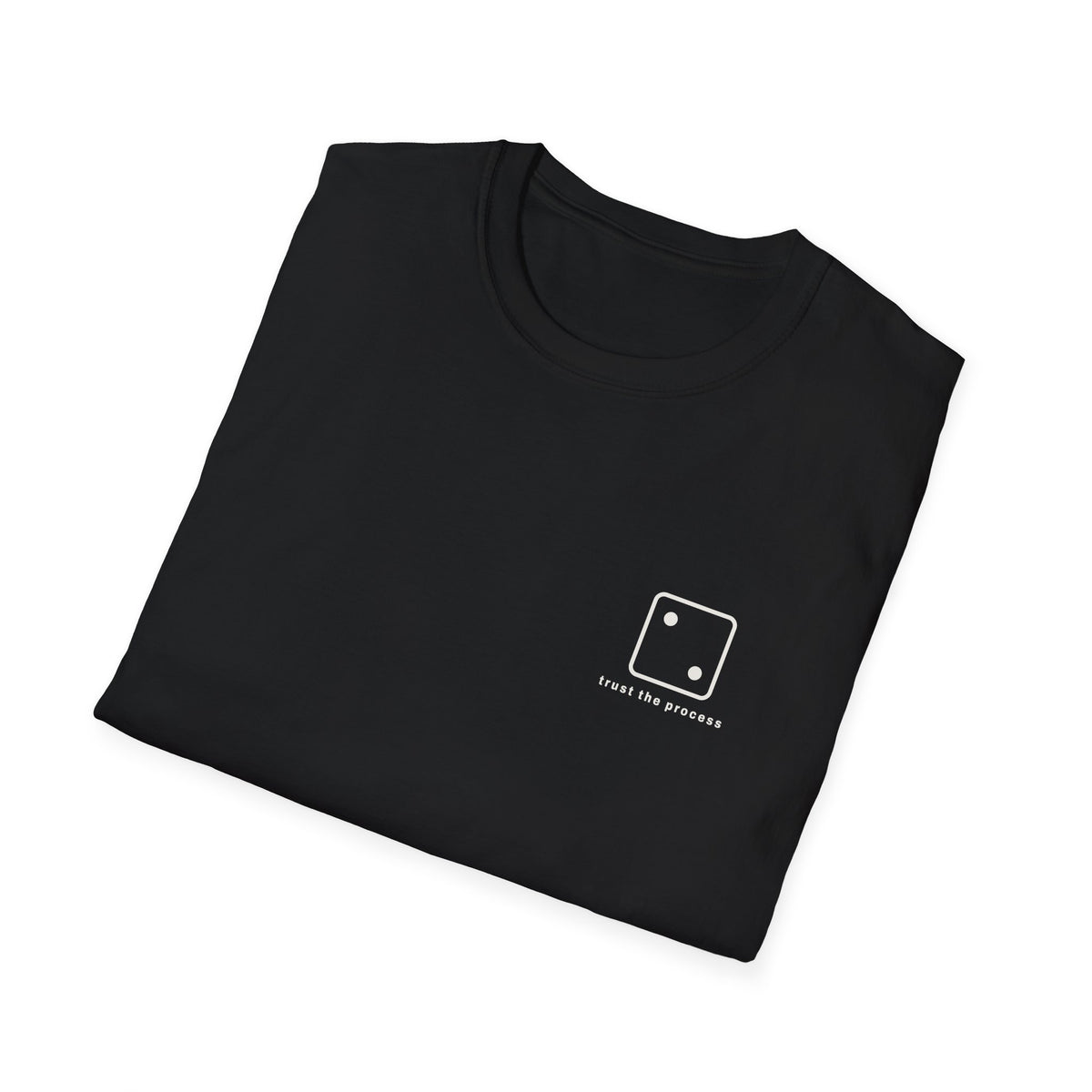 Chasing Even — Trust the Process Left-Chest T-Shirt