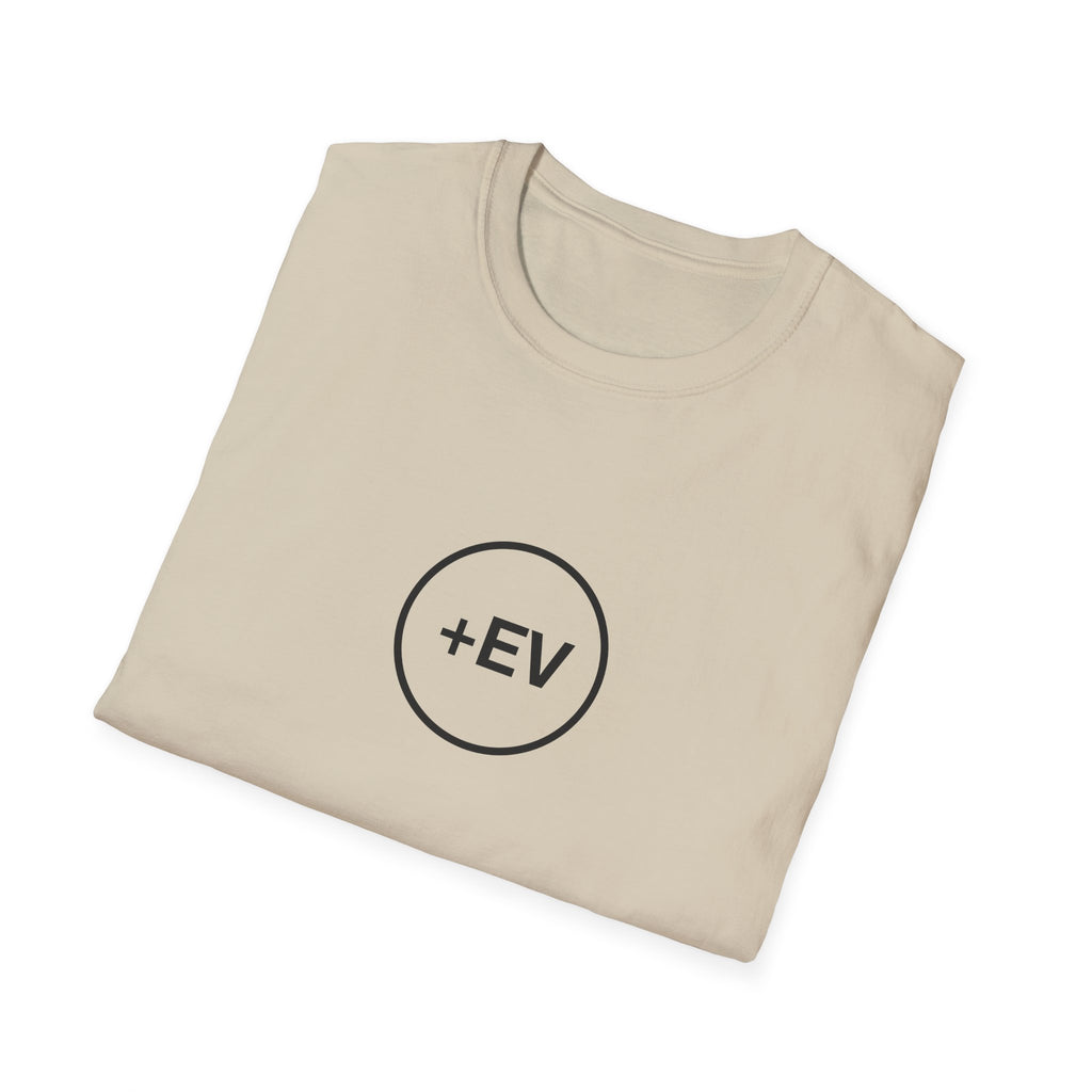 Chasing Even — +EV Badge T-Shirt