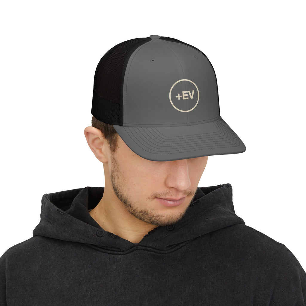 Chasing Even — +EV Badge Structured Trucker Hat