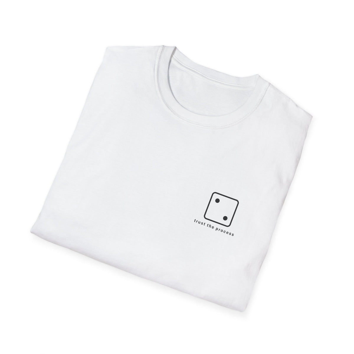 Chasing Even — Trust the Process Left-Chest T-Shirt