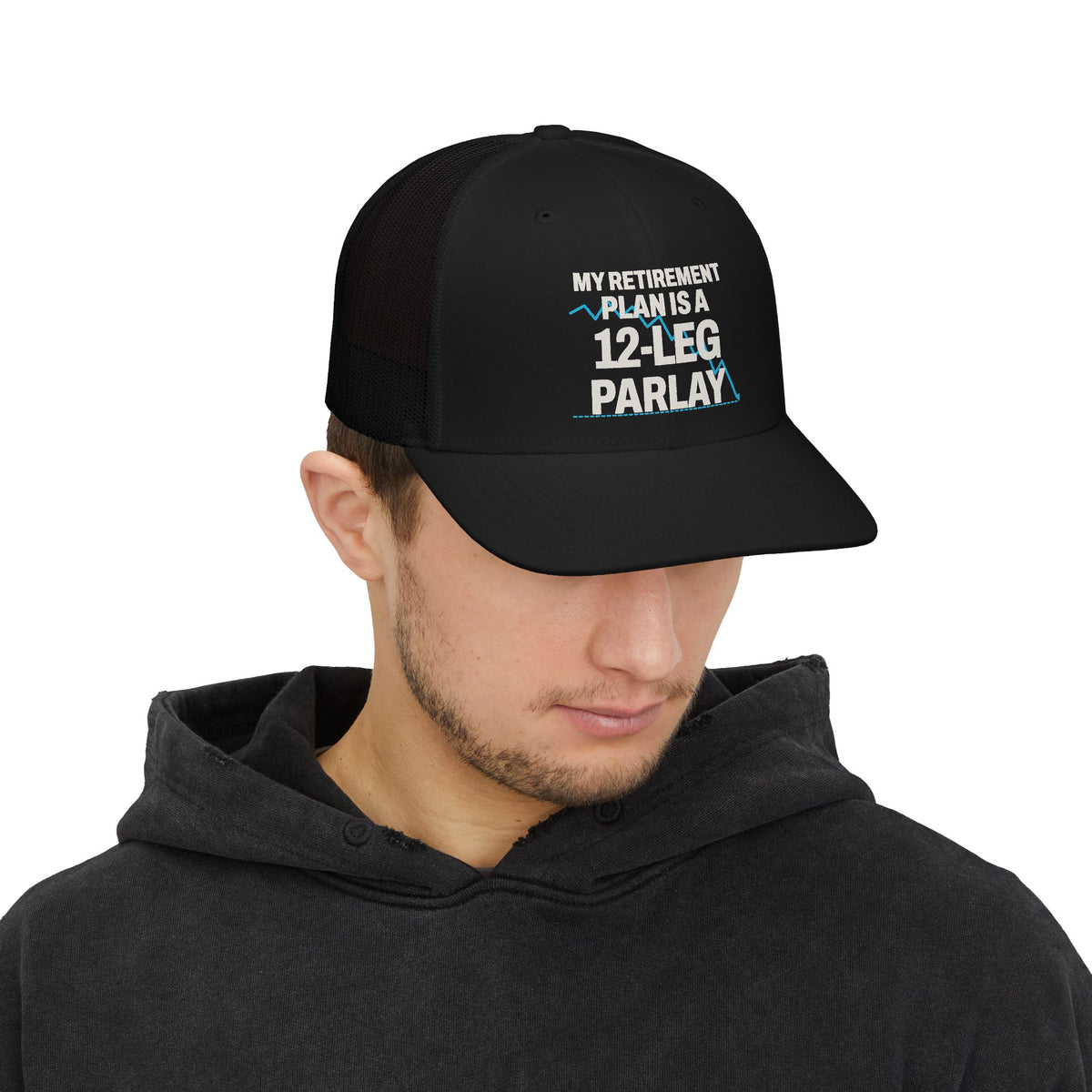 Chasing Even — 12-Leg Parlay Structured Trucker Hat